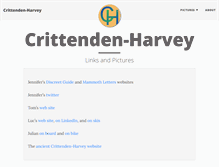 Tablet Screenshot of crittenden-harvey.net